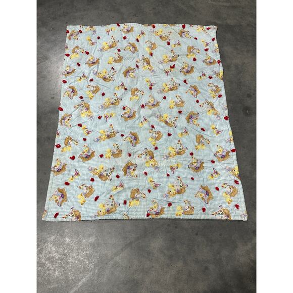 Suzy's Zoo, Baby Blanket, 46x35", Blue, Animals, Suzy Spafford, ~ 251016-WH 357 - Picture 2 of 5